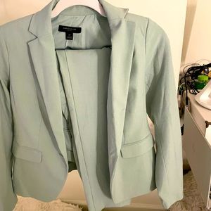 Ann Taylor Suit Teal 00P